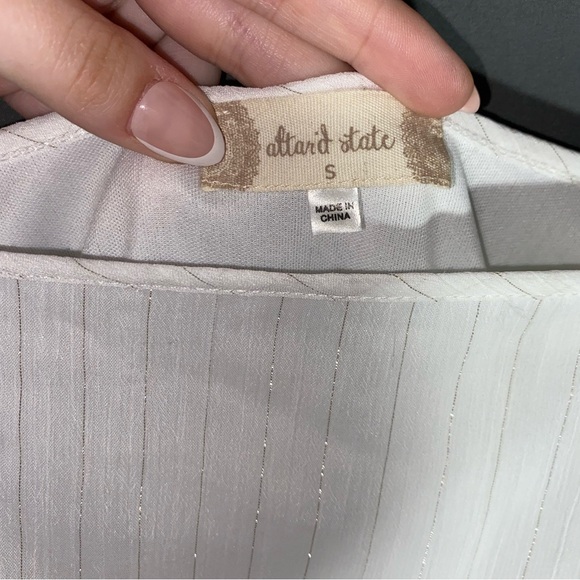 altar’d state long sleeve white dress ☁️ - Picture 3 of 7